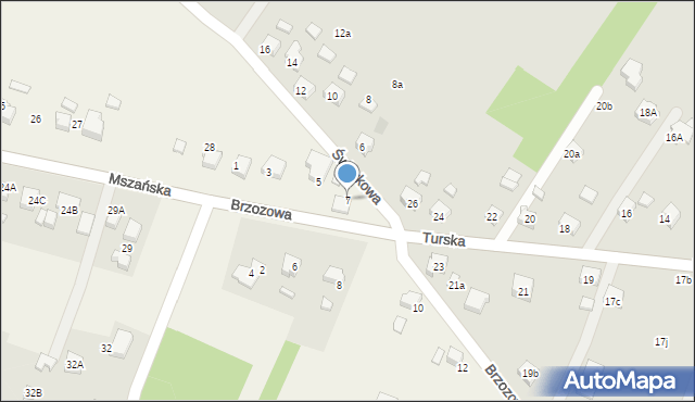 Krostoszowice, Brzozowa, 7, mapa Krostoszowice