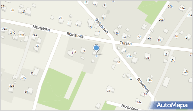 Krostoszowice, Brzozowa, 8, mapa Krostoszowice