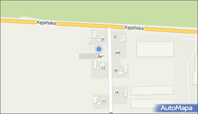 Łęka Opatowska, Brukowa, 13a, mapa Łęka Opatowska