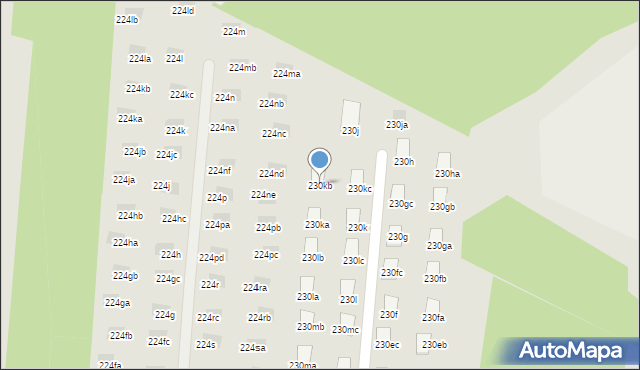 Łódź, Brzezińska, 230kb, mapa Łodzi