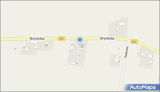 Łubniany, Brynicka, 13c, mapa Łubniany