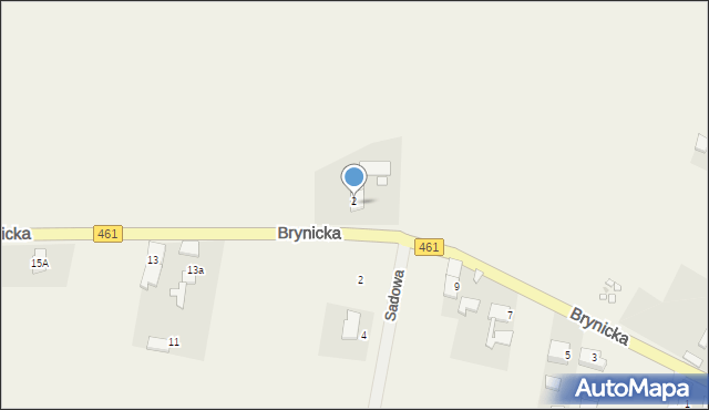 Łubniany, Brynicka, 2, mapa Łubniany