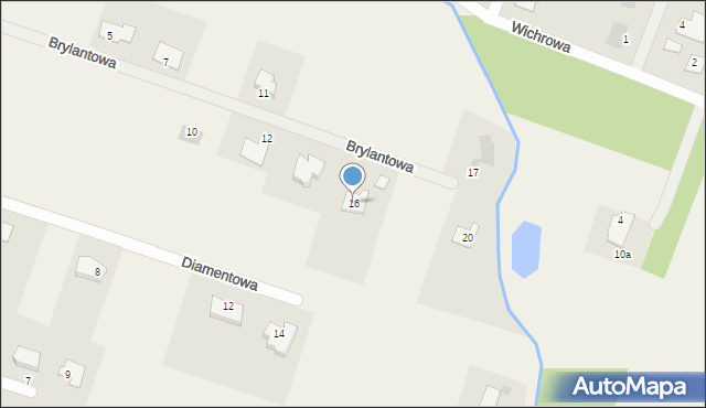 Lulkowo, Brylantowa, 16, mapa Lulkowo