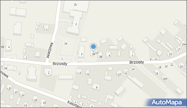 Maków, Brzosty, 3A, mapa Maków