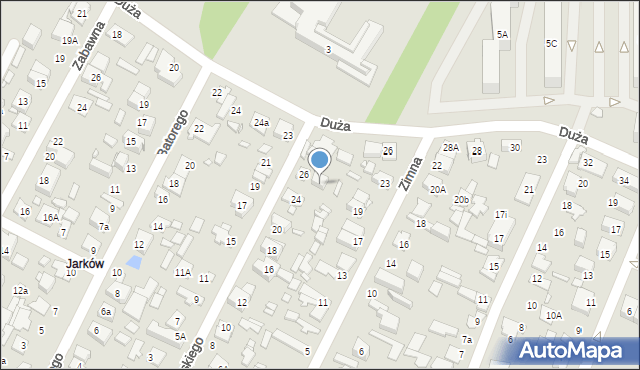 Marki, Broniewskiego Władysława, 26A, mapa Marki