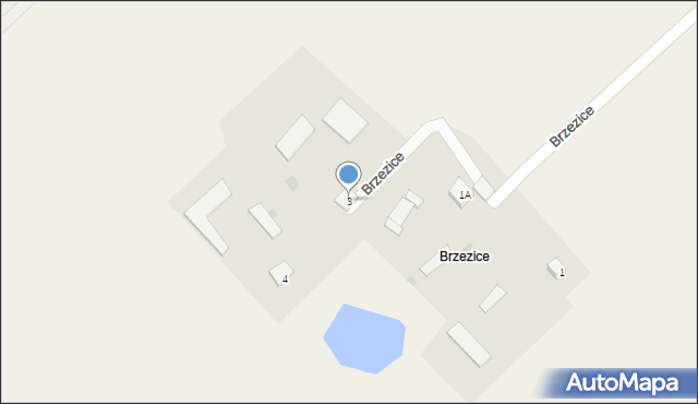 Mchowo, Brzezice, 2, mapa Mchowo