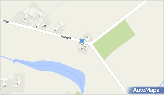 Mechnica, Bródek, 31, mapa Mechnica