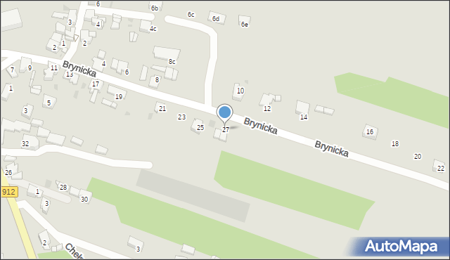 Miasteczko Śląskie, Brynicka, 27, mapa Miasteczko Śląskie