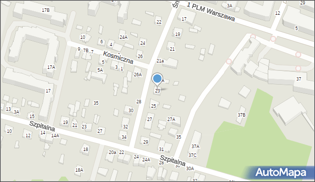 Mińsk Mazowiecki, Braci Śniadeckich Jana i Jędrzeja, 23, mapa Mińsk Mazowiecki