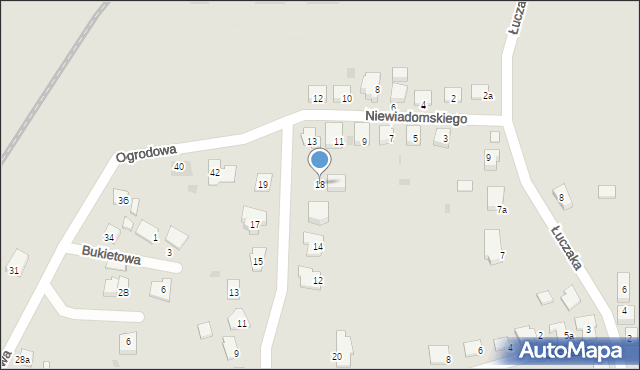 Mogilno, Brodowskiego Mieczysława, ks., 18, mapa Mogilno