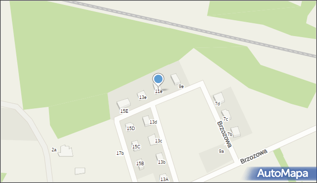 Morzyczyn, Brzozowa, 11e, mapa Morzyczyn