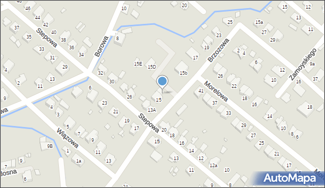 Opole, Brzozowa, 15A, mapa Opola
