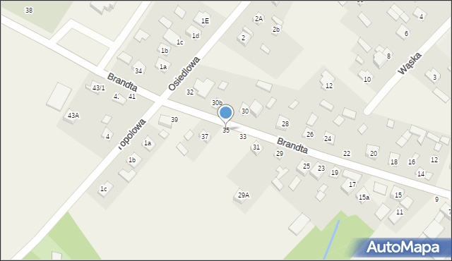 Orońsko, Brandta Józefa, 35, mapa Orońsko