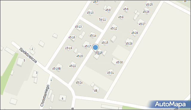 Orońsko, Brandta Józefa, 45/18A, mapa Orońsko