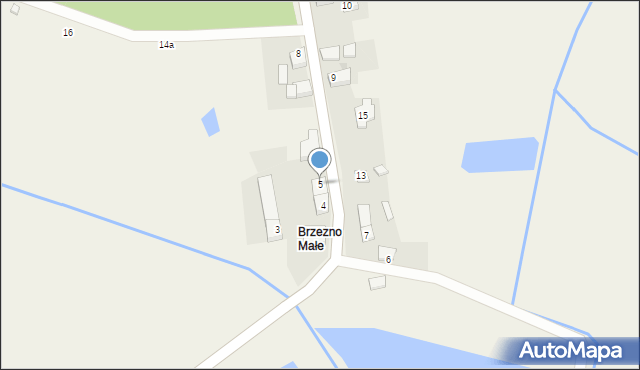 Osolin, Brzezno Małe, 5, mapa Osolin