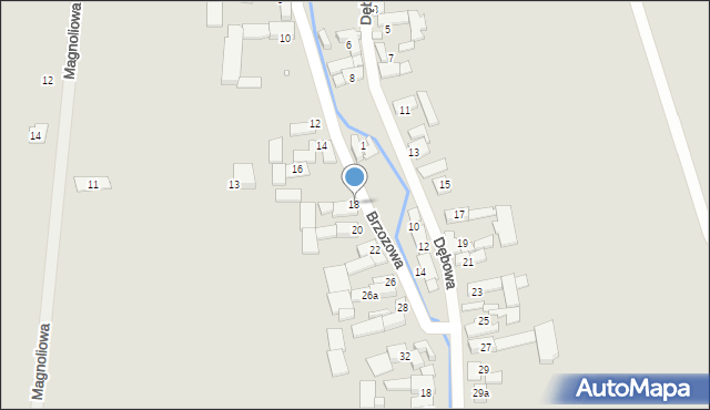 Otmuchów, Brzozowa, 18, mapa Otmuchów