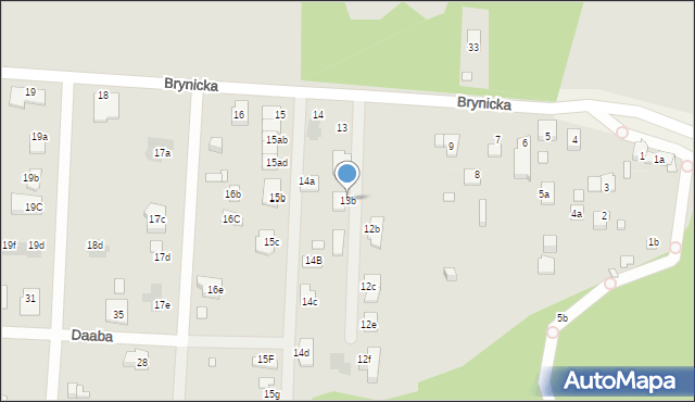 Piekary Śląskie, Brynicka, 13b, mapa Piekary Śląskie