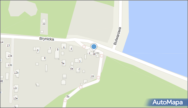 Piekary Śląskie, Brynicka, 1a, mapa Piekary Śląskie