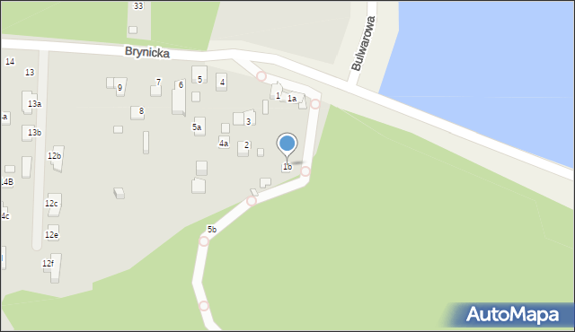 Piekary Śląskie, Brynicka, 1b, mapa Piekary Śląskie