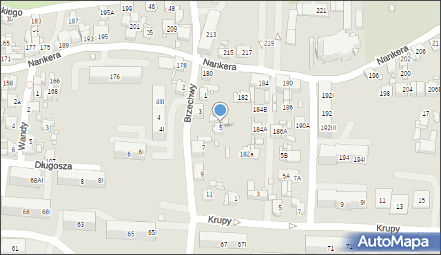 Piekary Śląskie, Brzechwy Jana, 5, mapa Piekary Śląskie