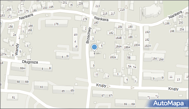 Piekary Śląskie, Brzechwy Jana, 7, mapa Piekary Śląskie