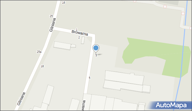 Piotrków Trybunalski, Browarna, 3, mapa Piotrków Trybunalski