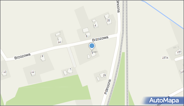 Pogwizdów, Brzozowa, 3, mapa Pogwizdów