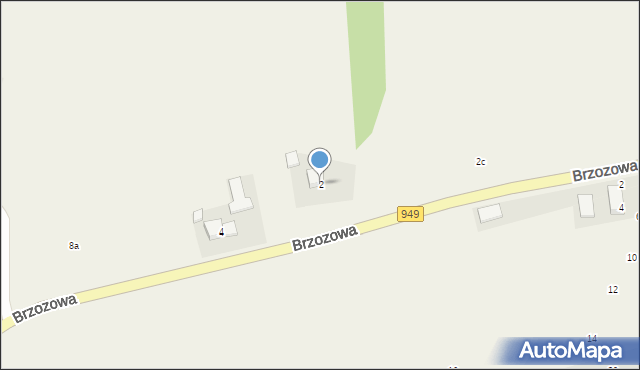 Przeciszów, Brzozowa, 2, mapa Przeciszów