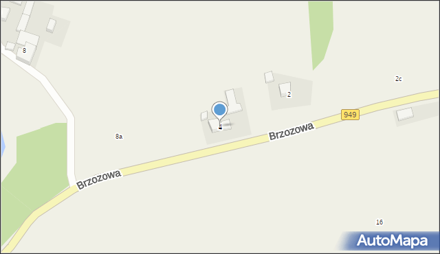 Przeciszów, Brzozowa, 4, mapa Przeciszów