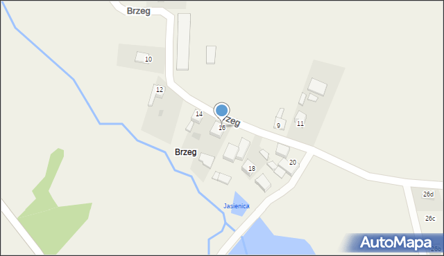 Przyszowice, Brzeg, 16, mapa Przyszowice