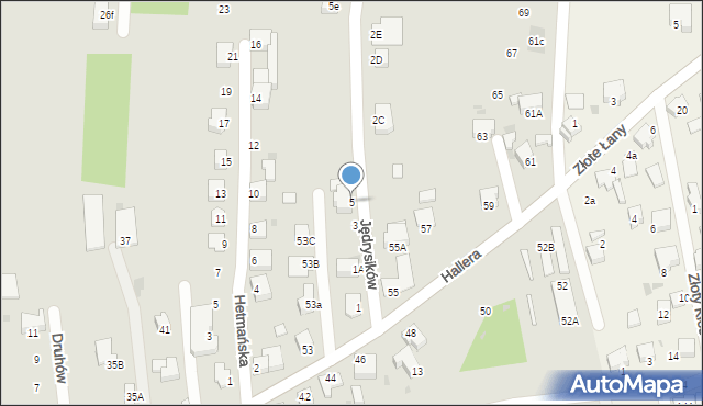 Pszczyna, Braci Jędrysików, 5, mapa Pszczyny