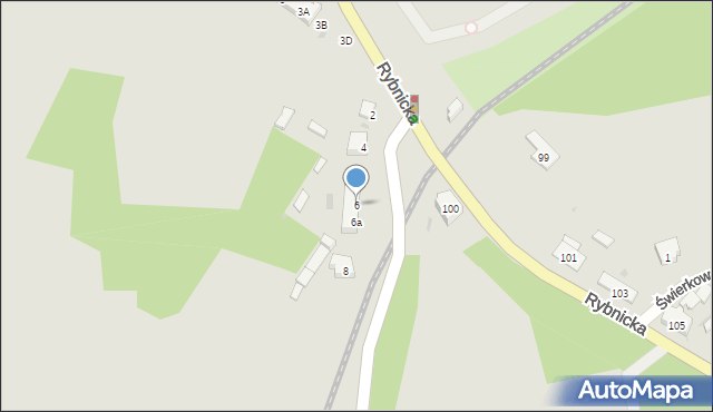 Racibórz, Brzeska, 6, mapa Racibórz