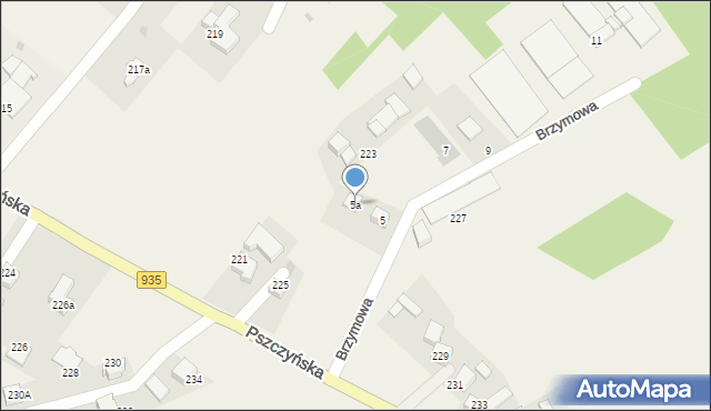 Radostowice, Brzymowa, 5a, mapa Radostowice