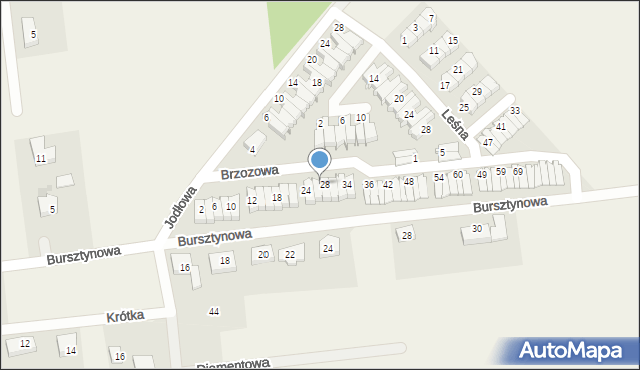 Rokitnica, Brzozowa, 26, mapa Rokitnica