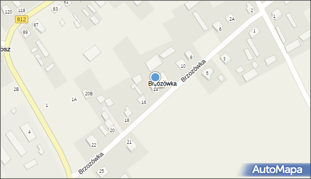 Rossosz, Brzozówka, 14, mapa Rossosz