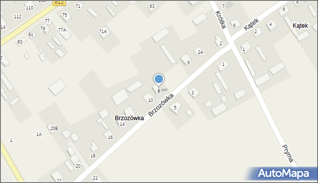 Rossosz, Brzozówka, 8, mapa Rossosz