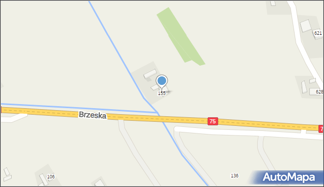 Rzezawa, Brzeska, 155, mapa Rzezawa