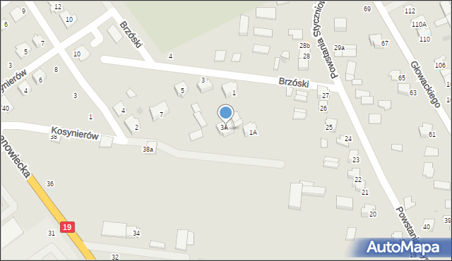 Siemiatycze, Brzóski Stanisława, ks., 3, mapa Siemiatycze