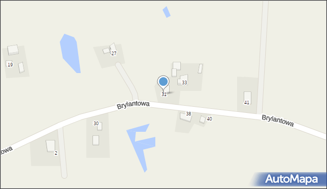 Skrzeszewo, Brylantowa, 31, mapa Skrzeszewo