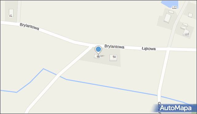 Skrzeszewo, Brylantowa, 56, mapa Skrzeszewo