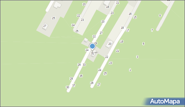 Smardzewice, Brzozowa, 31, mapa Smardzewice