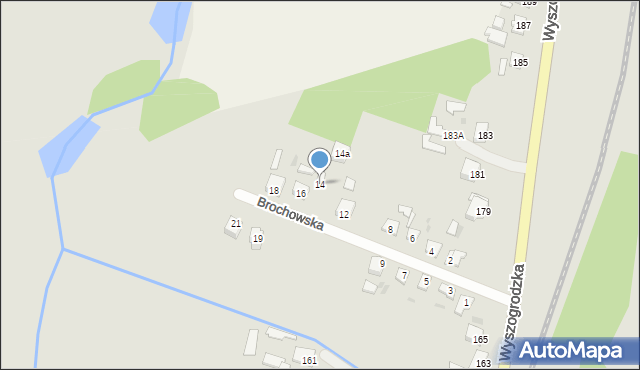 Sochaczew, Brochowska, 14, mapa Sochaczew