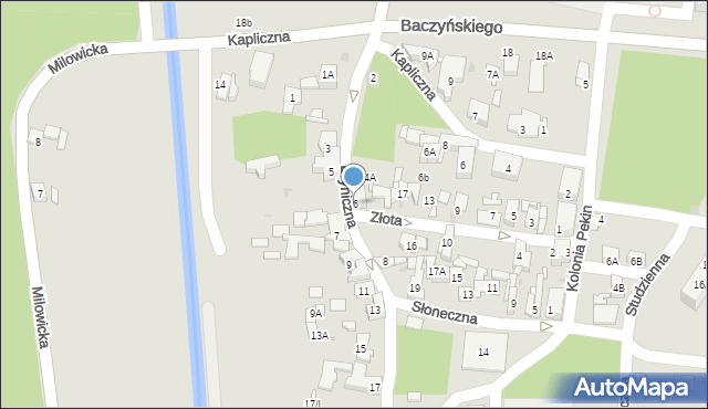 Sosnowiec, Bryniczna, 6, mapa Sosnowca