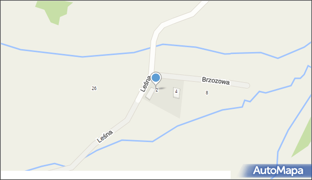 Stare Bogaczowice, Brzozowa, 2, mapa Stare Bogaczowice