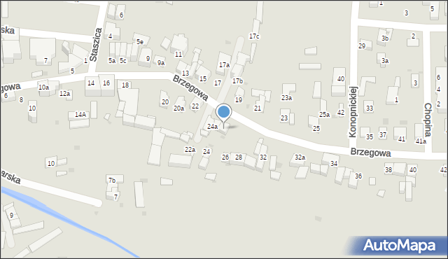 Strzelin, Brzegowa, 26a, mapa Strzelin