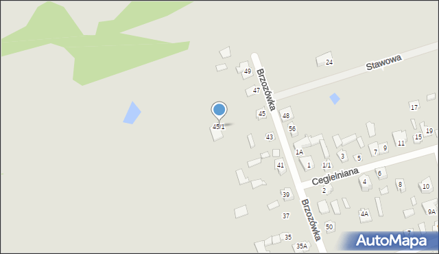 Supraśl, Brzozówka, 45/1, mapa Supraśl