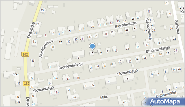 Świdwin, Broniewskiego Władysława, 5, mapa Świdwin