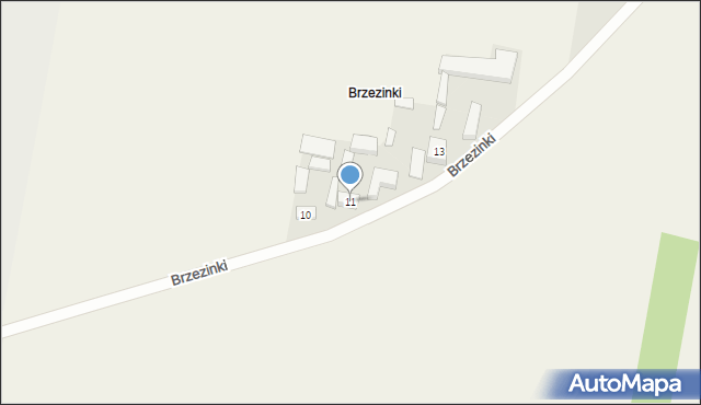Sworawa, Brzezinki, 11, mapa Sworawa