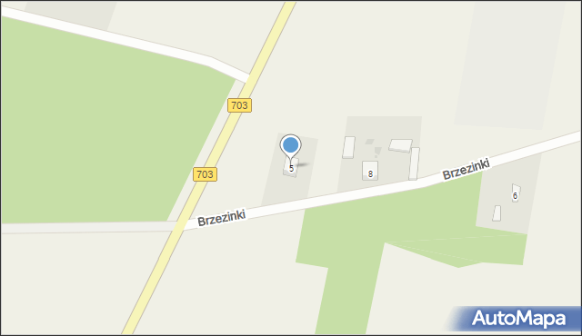 Sworawa, Brzezinki, 5, mapa Sworawa