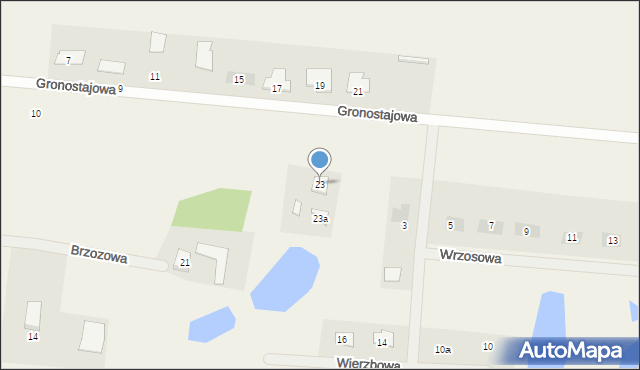 Szembekowo, Brzozowa, 23, mapa Szembekowo